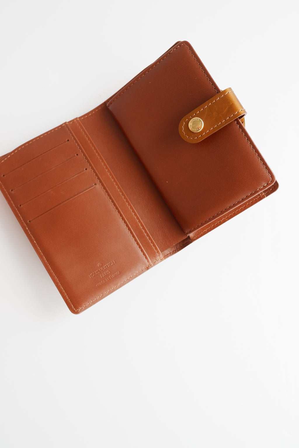 Authentic Preowned Louis Vuitton Brown Monogram Vernis Compact Wallet