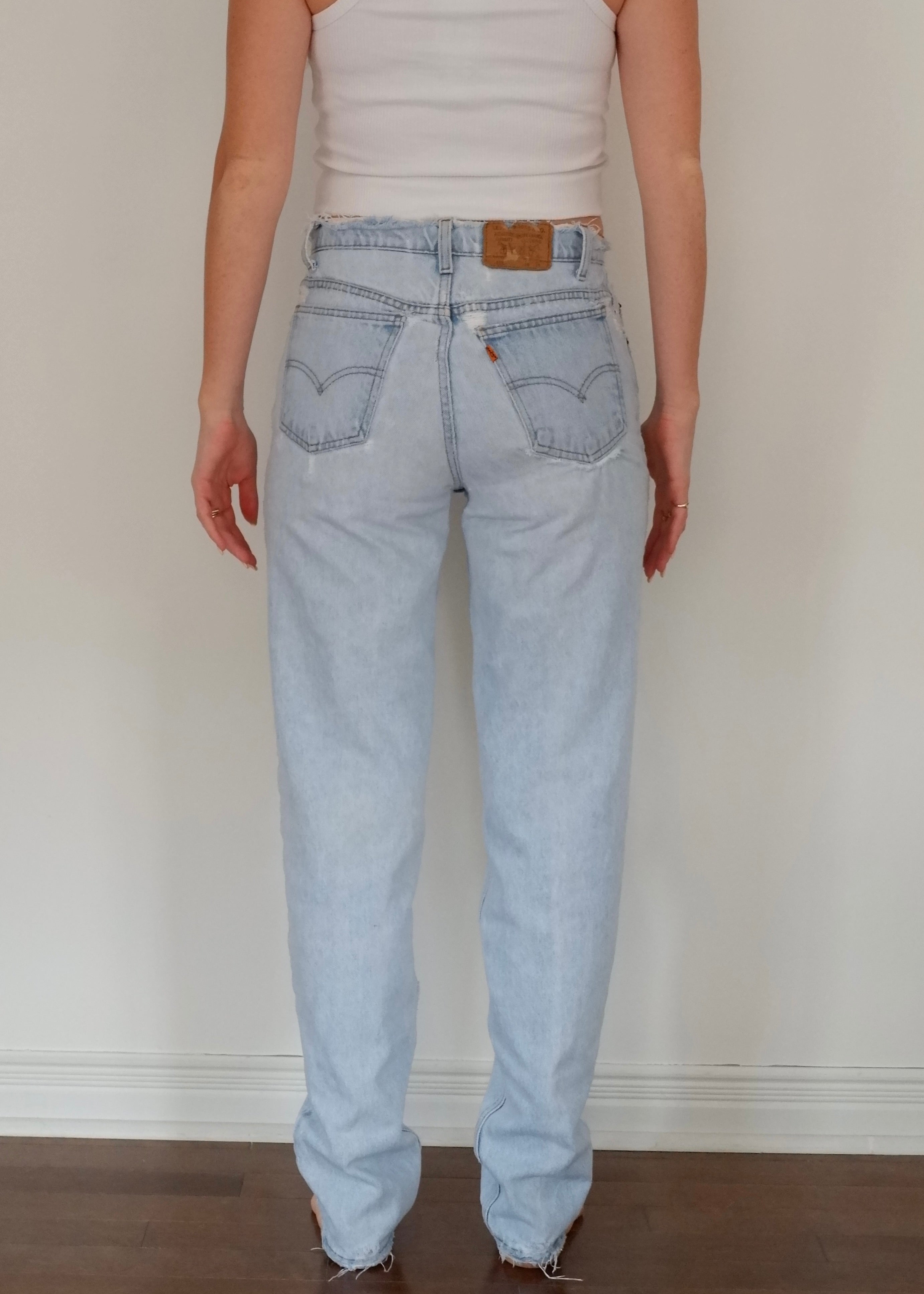 Levis Vintage 550 Jean vieilli légèrement délavé - 28