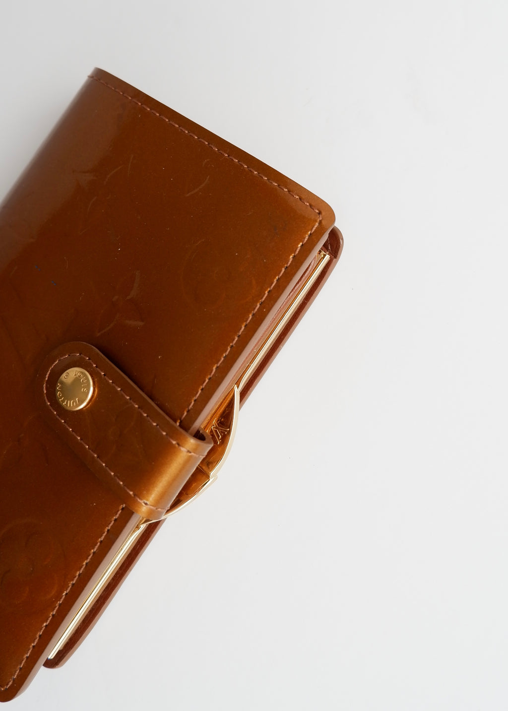 Authentic Preowned Louis Vuitton Brown Monogram Vernis Compact Wallet