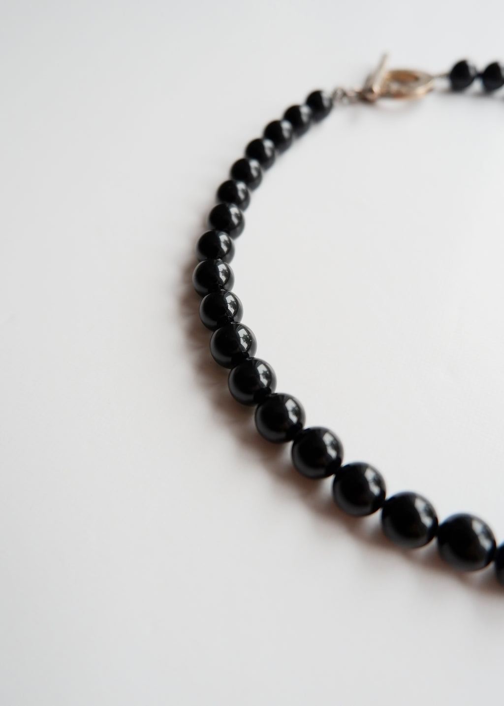 Preowned Tiffany & Co. Black Onyx Bead Necklace