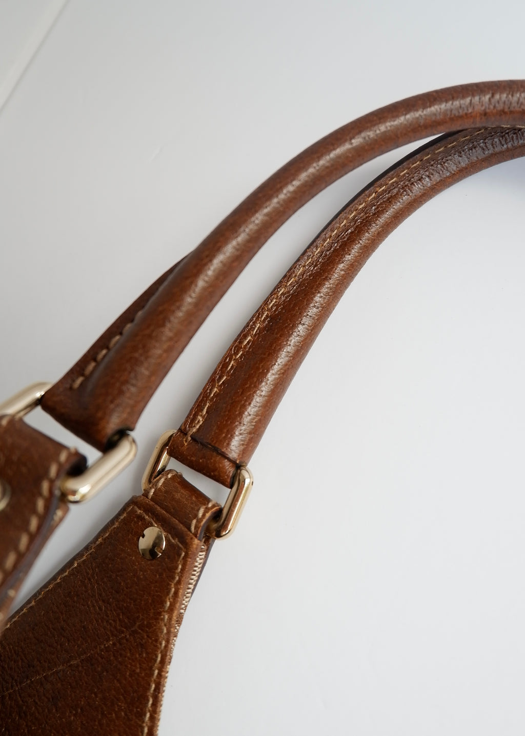 Preowned Gucci Brown GG Canvas Bardot Shoulder Bag