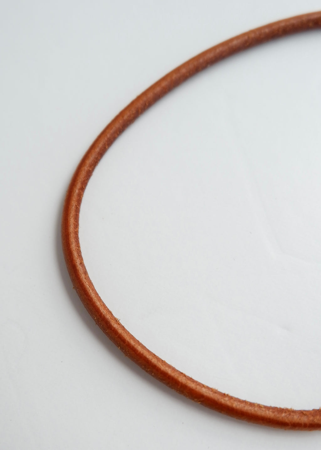 Authentic Preowned Hermes Brown Leather Knot Bracelet