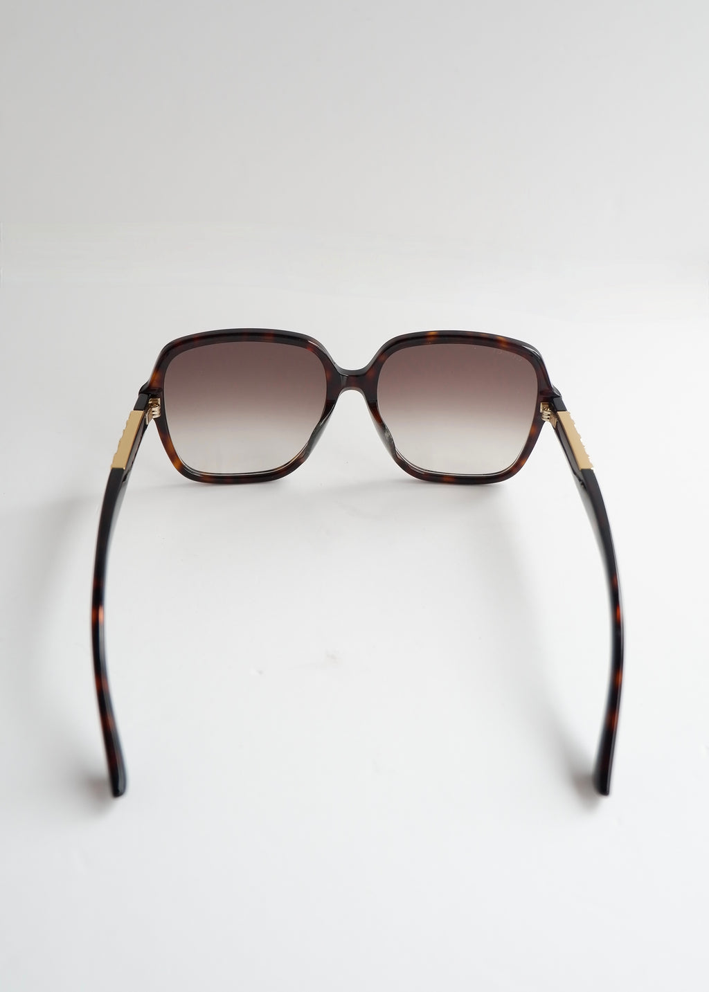 Authentic Preowned Gucci Black Oversized Square Frame Sunglasses