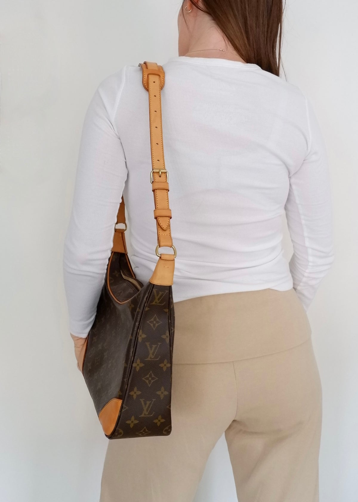 Preowned Louis Vuitton Monogram Boulogne 30 Shoulder Bag