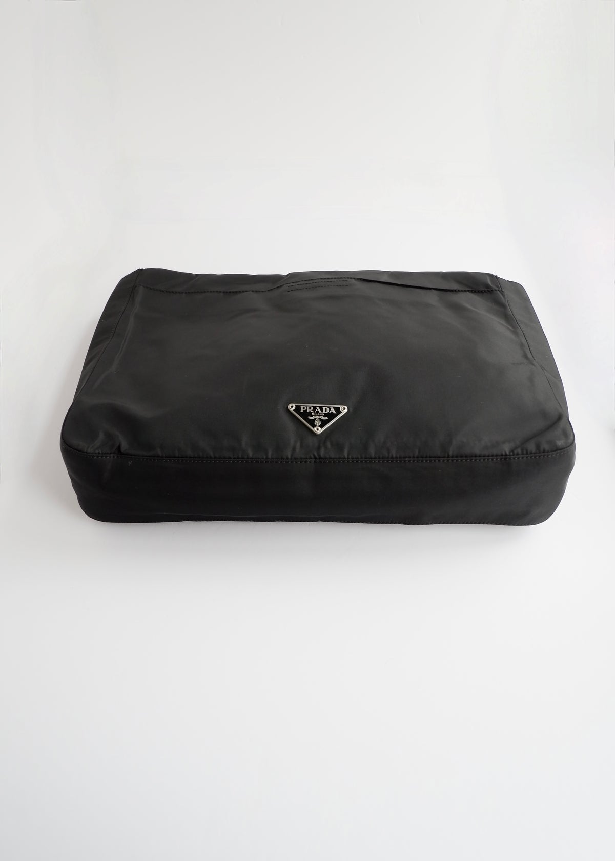 Preowned Prada Black Nylon Large Pouch/ Clutch