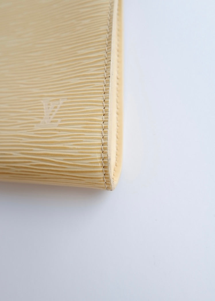 Authentic Preowned Louis Vuitton Beige Epi Leather Pochette Shoulder Bag