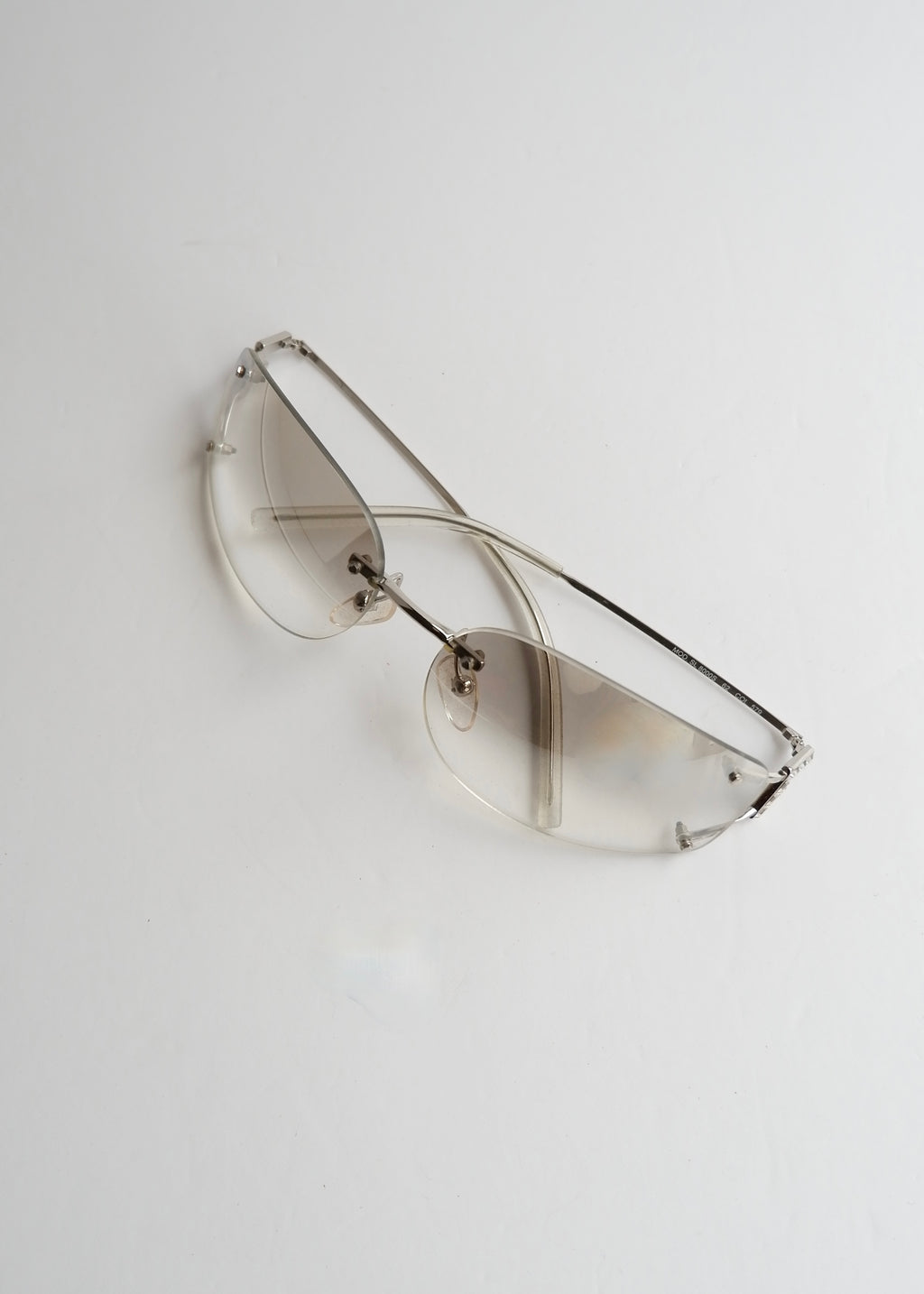 Preowned Fendi Transparent Frame Sunglasses