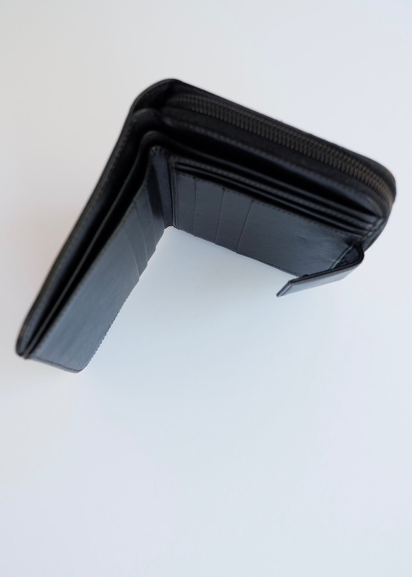 Authentic Preowned Prada Black Saffiano Leather Bi-Fold Wallet