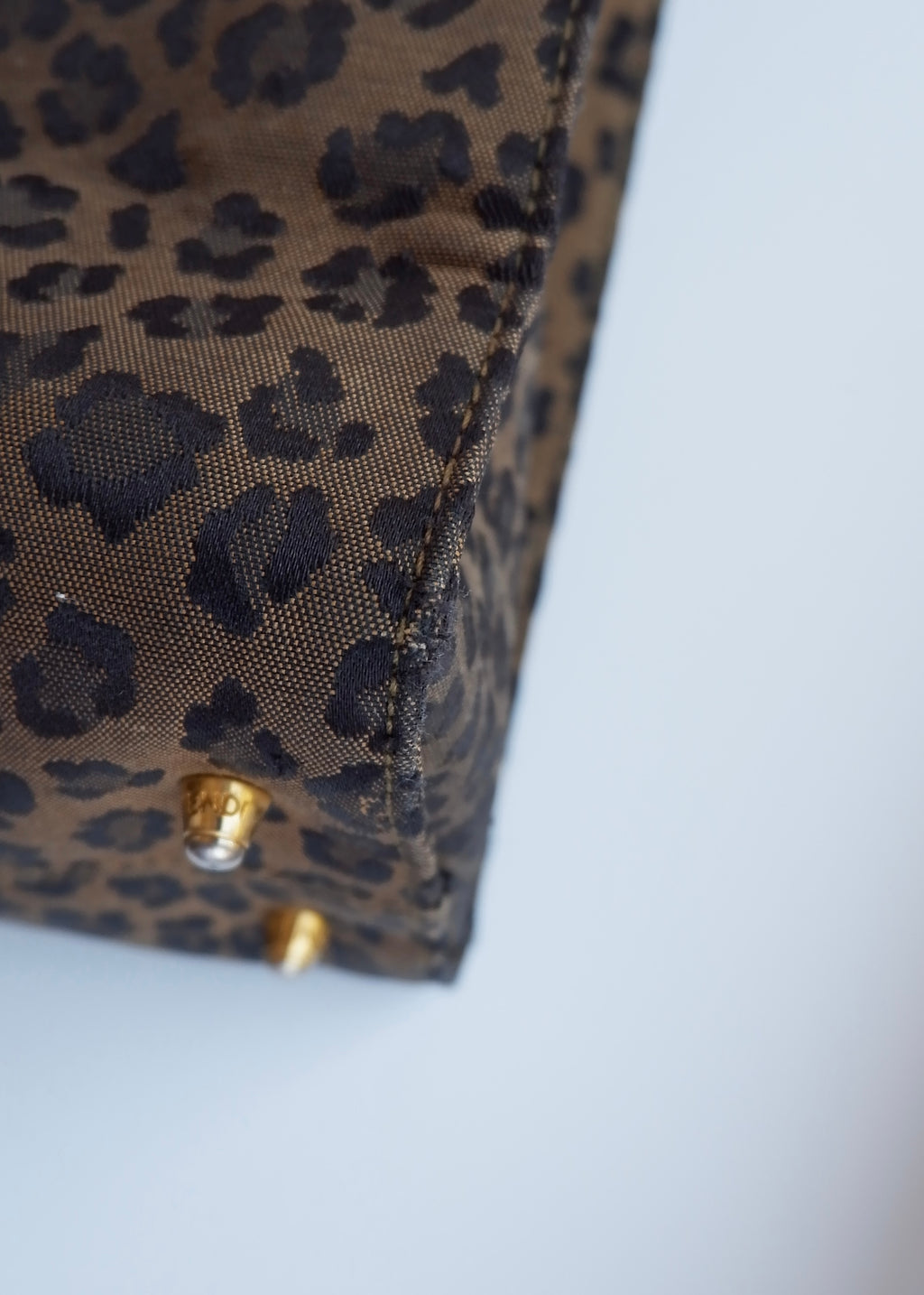 Authentic Preowned Vintage Fendi Animal Print Tote