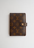 Preowned Louis Vuitton Brown Monogram Coated Canvas Agenda PM