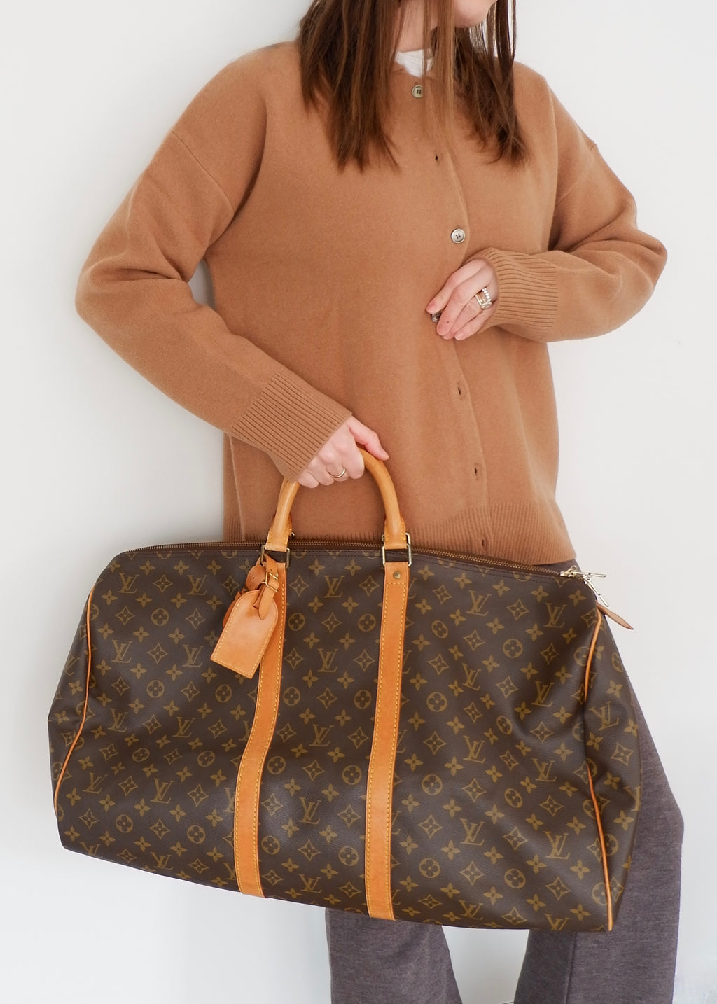 Authentique Louis Vuitton Monogram Keepall 55 d'occasion