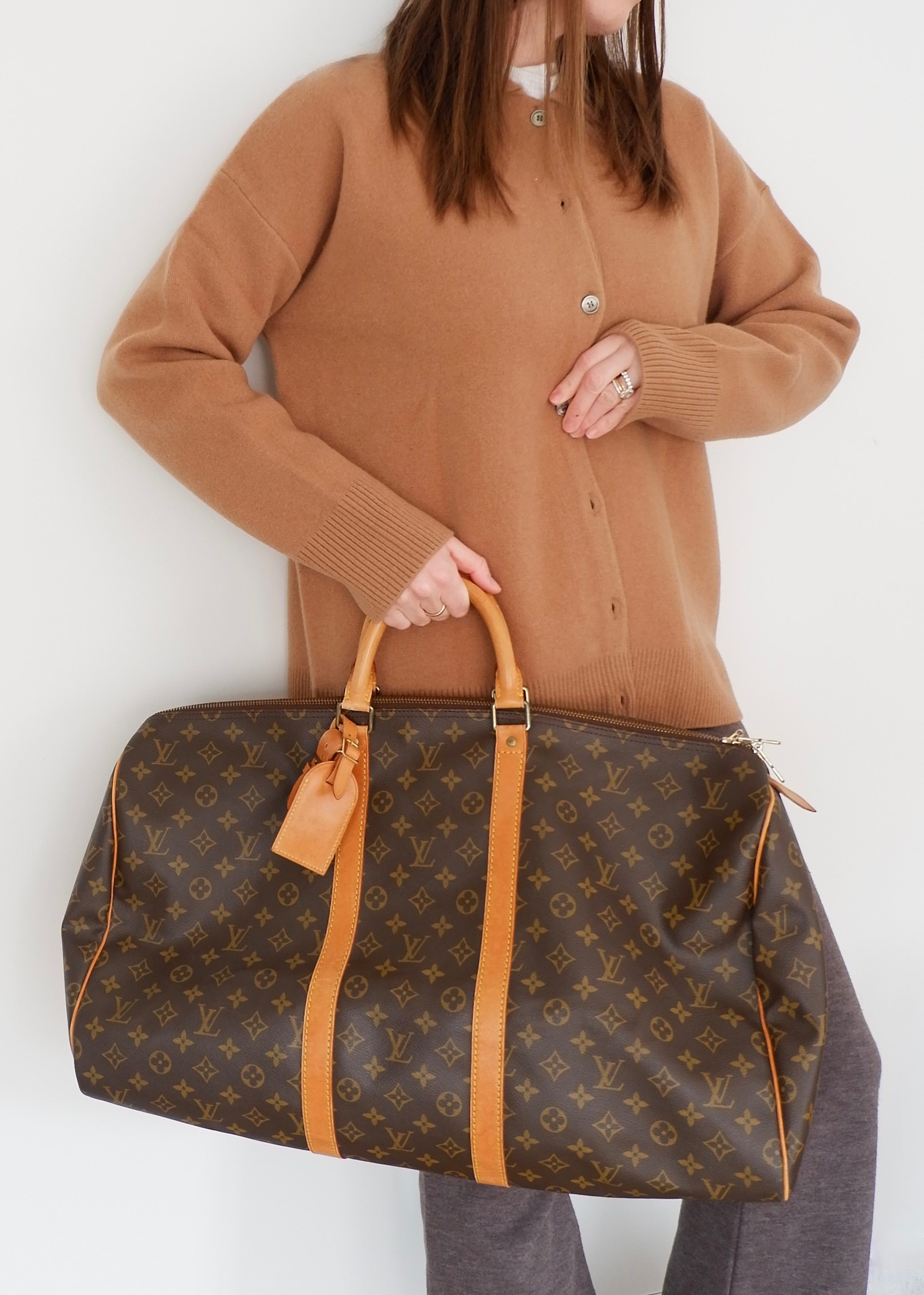 Authentique Louis Vuitton Monogram Keepall 55 d'occasion