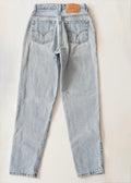 Levis Vintage 521 Light Wash Tapered Fit Jeans - 24