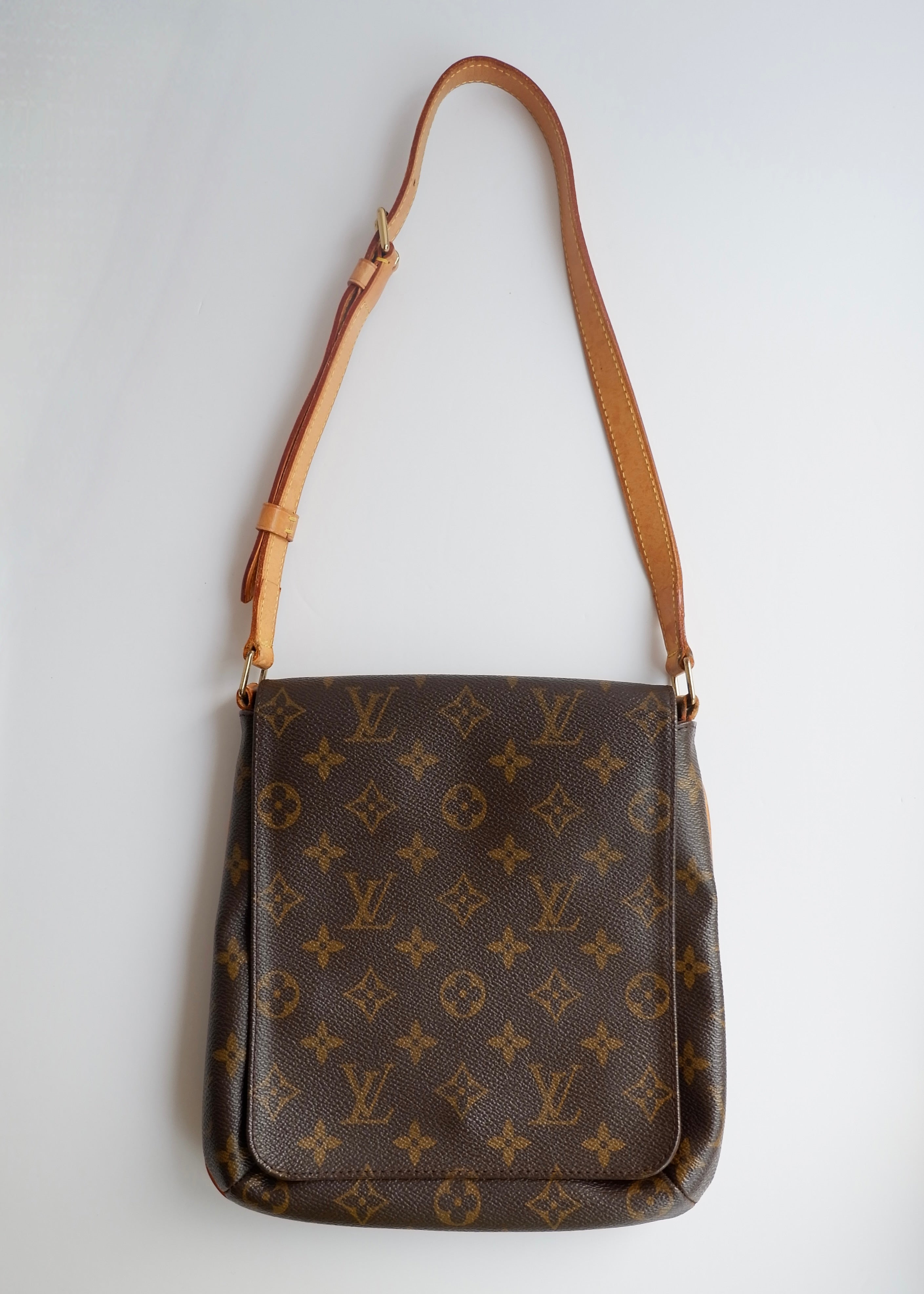 Preowned Louis Vuitton Brown Monogram Musette Tango Salsa Shoulder Bag