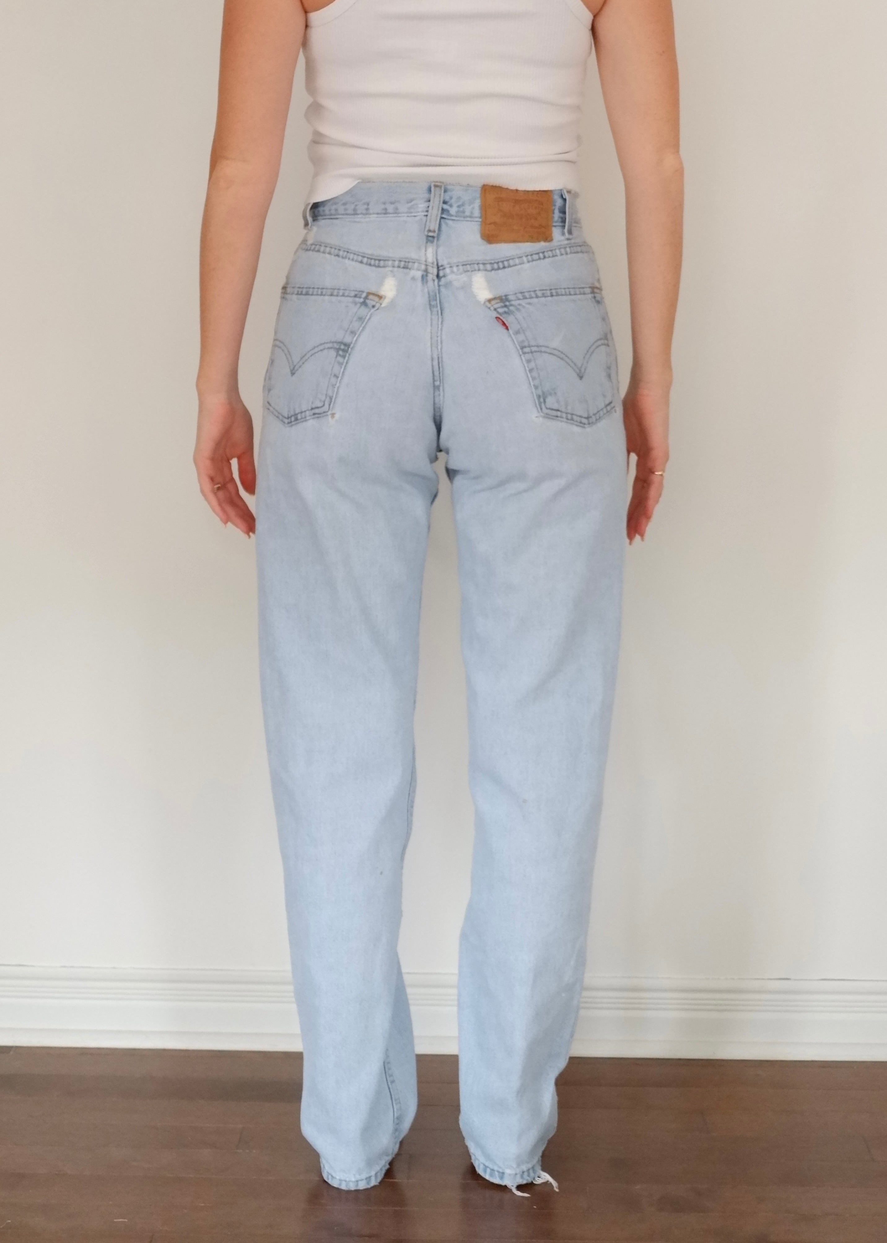 Levis Vintage 550 Jean vieilli légèrement délavé - 28