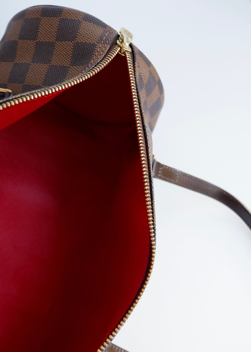 Authentique Sac d'occasion Louis Vuitton Damier Ebene Papillon 30