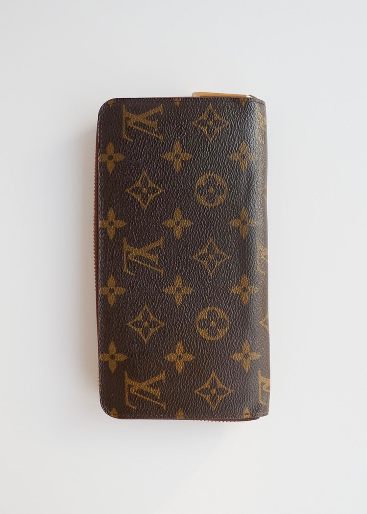 Authentic Preowned Louis Vuitton Monogram Zip Around Long Wallet