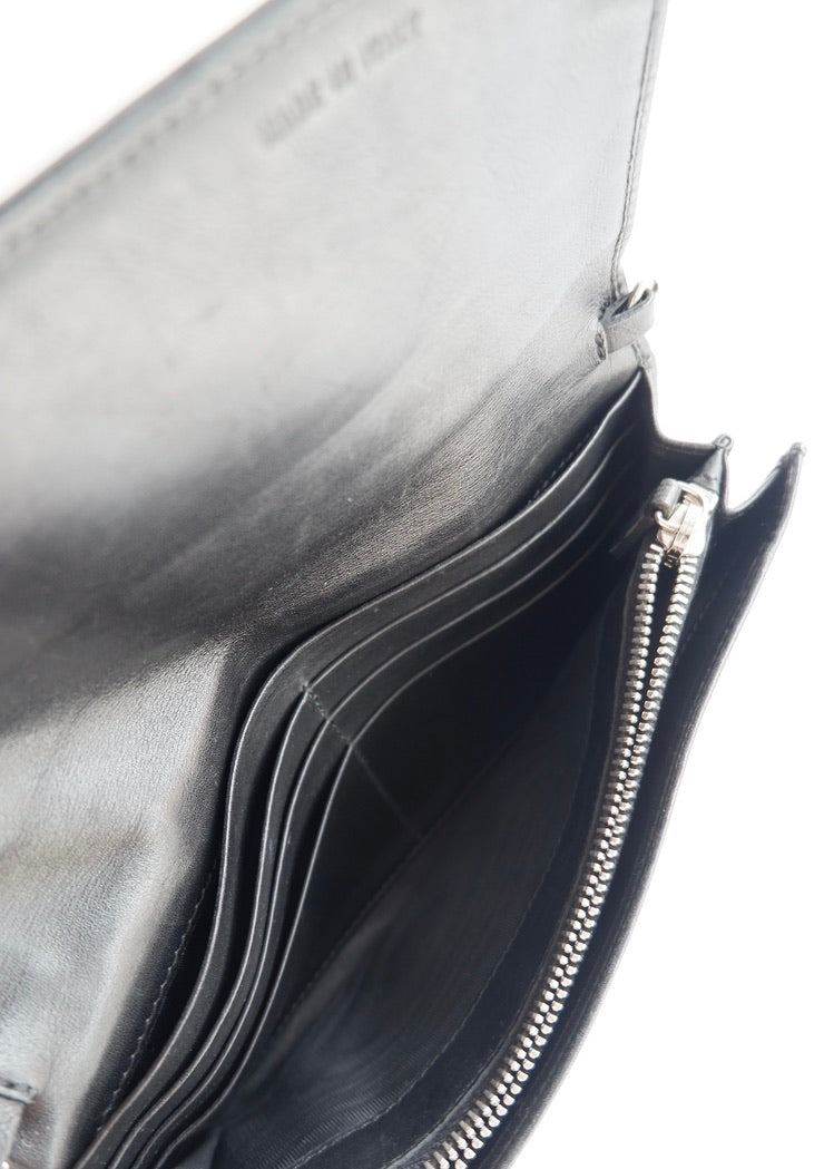 Authentique WOC Prada en nylon/cuir noir d'occasion