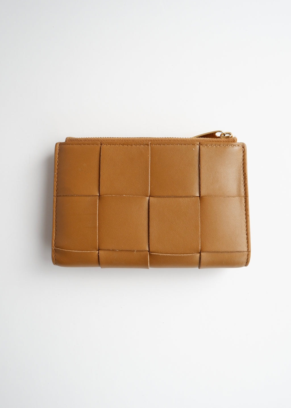 Authentic Preowned Bottega Veneta Brown Leather Bi-Fold Wallet