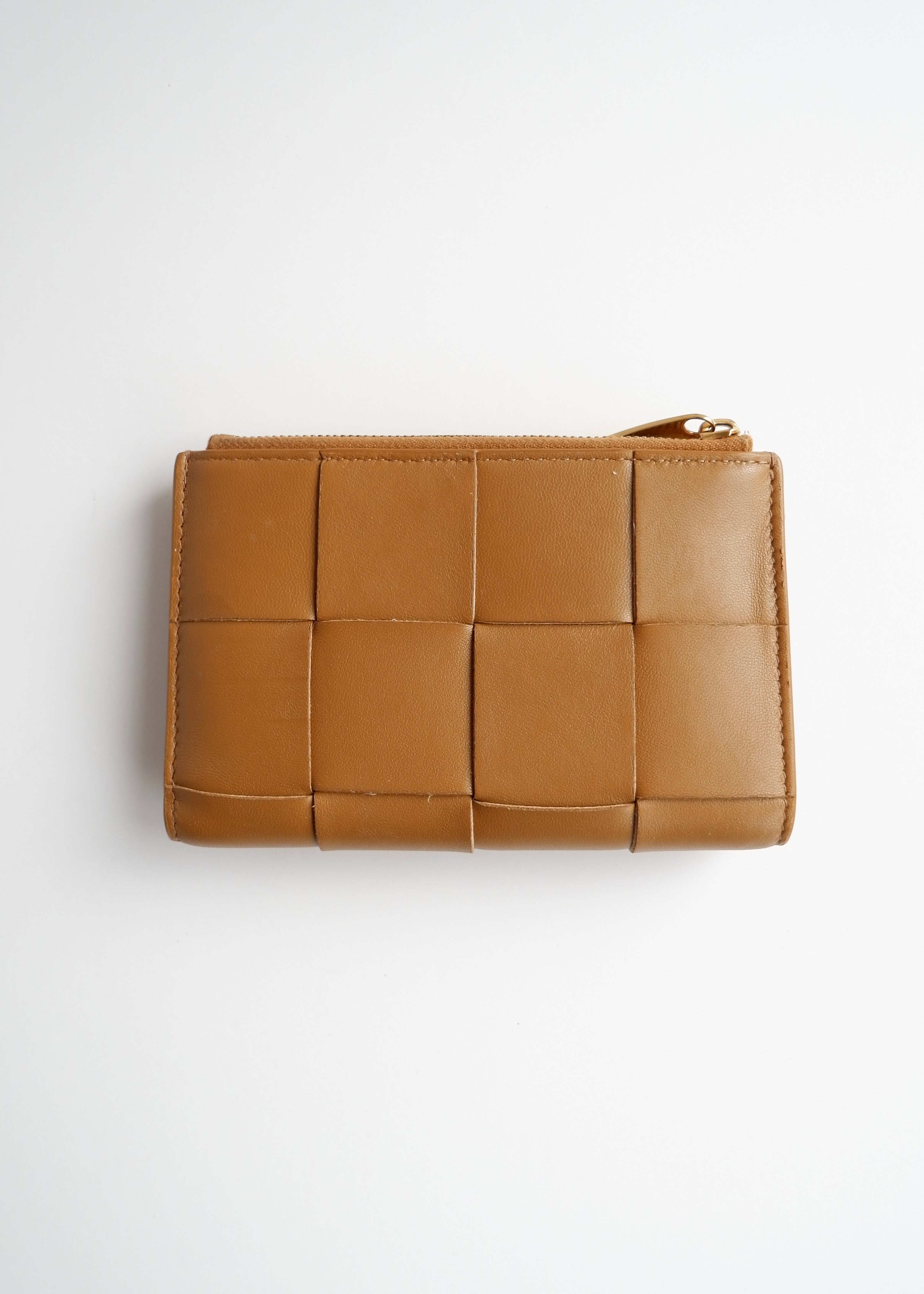 Authentic Preowned Bottega Veneta Brown Leather Bi-Fold Wallet