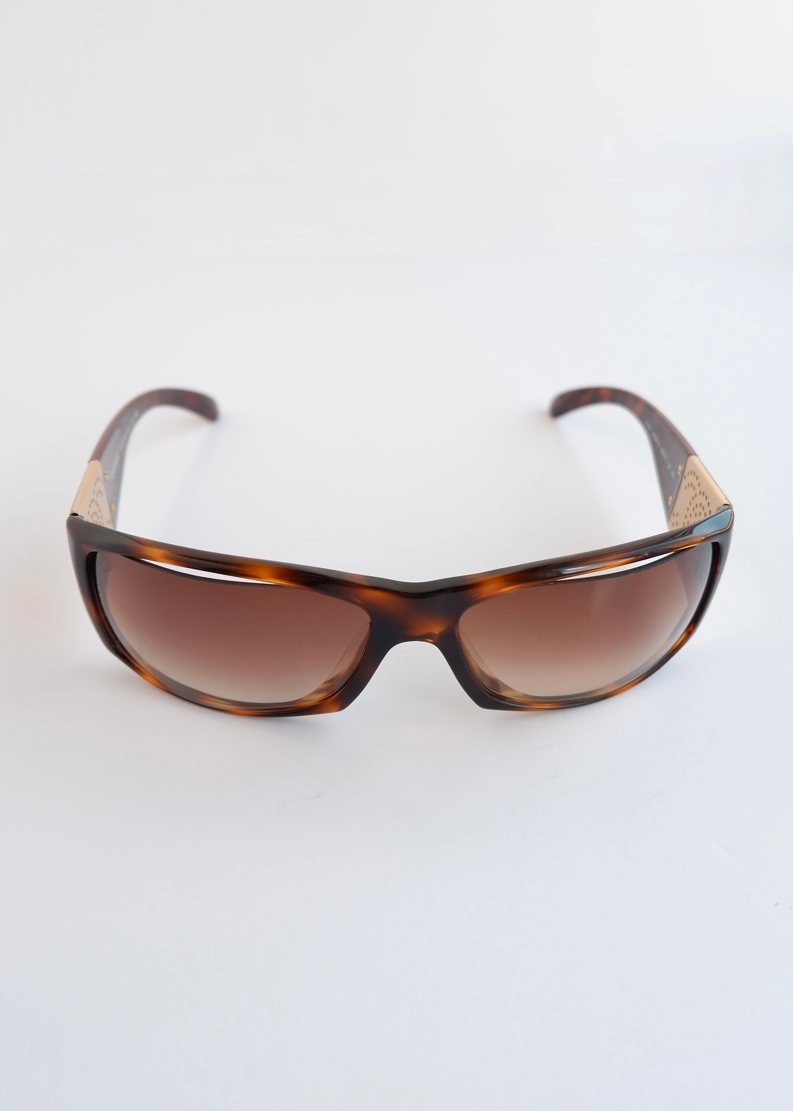 Authentic Preowned Vintage Chanel Brown Square Frame Sunglasses