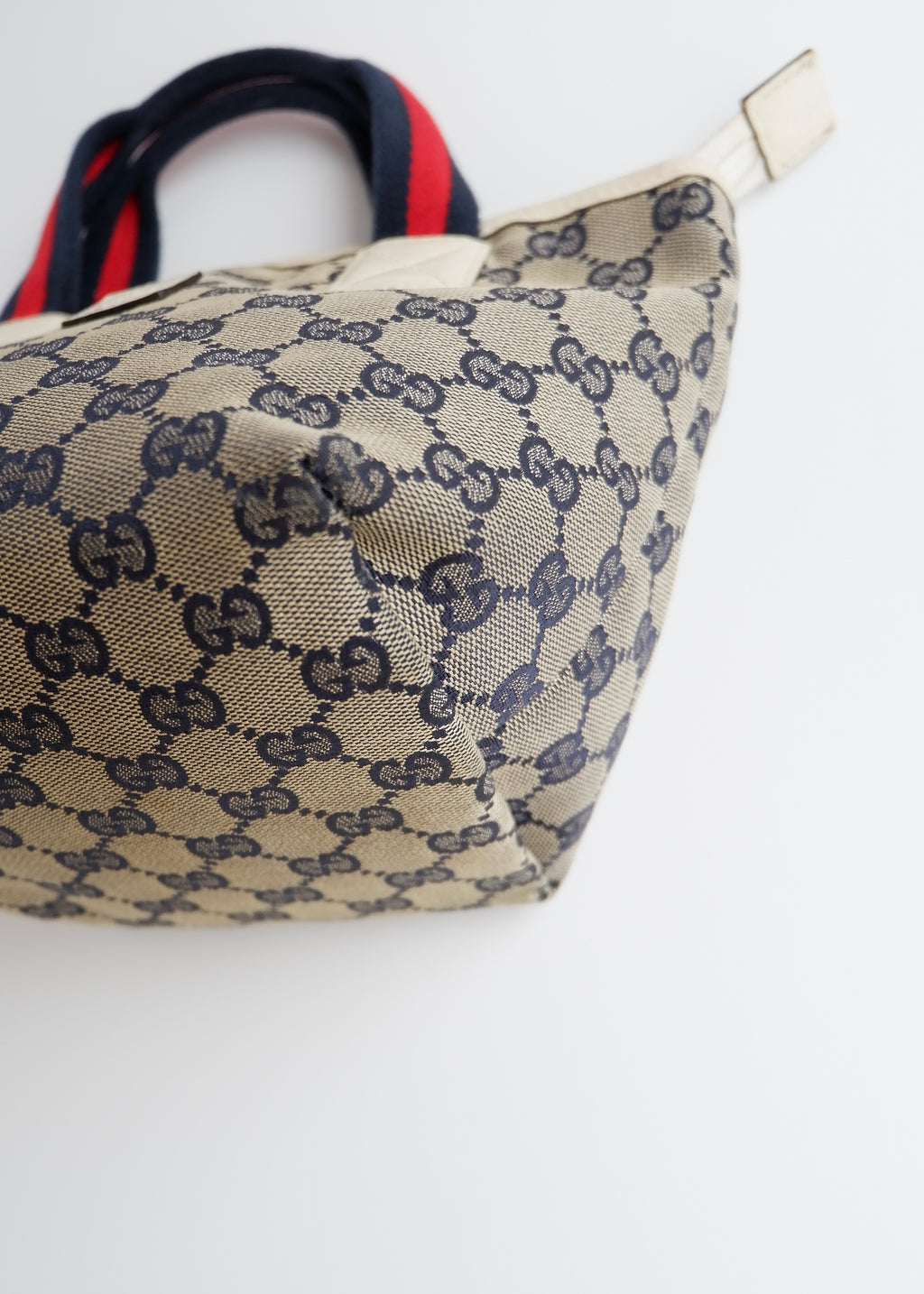 Authentic Preowned Gucci Navy GG Canvas Micro Handbag