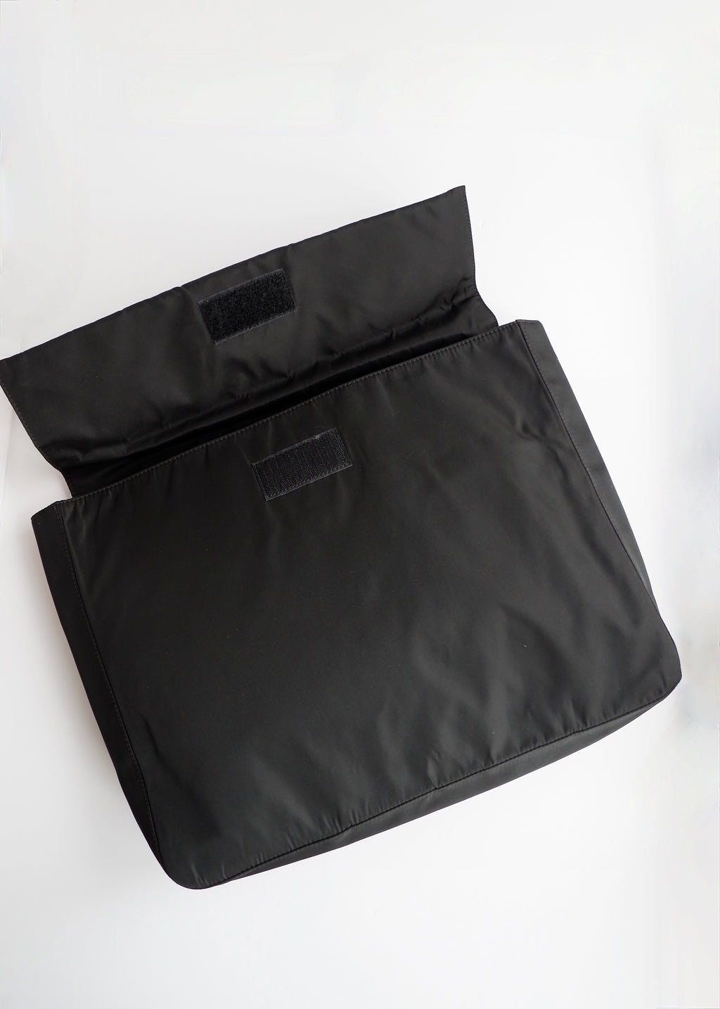 Preowned Prada Black Nylon Large Pouch/ Clutch