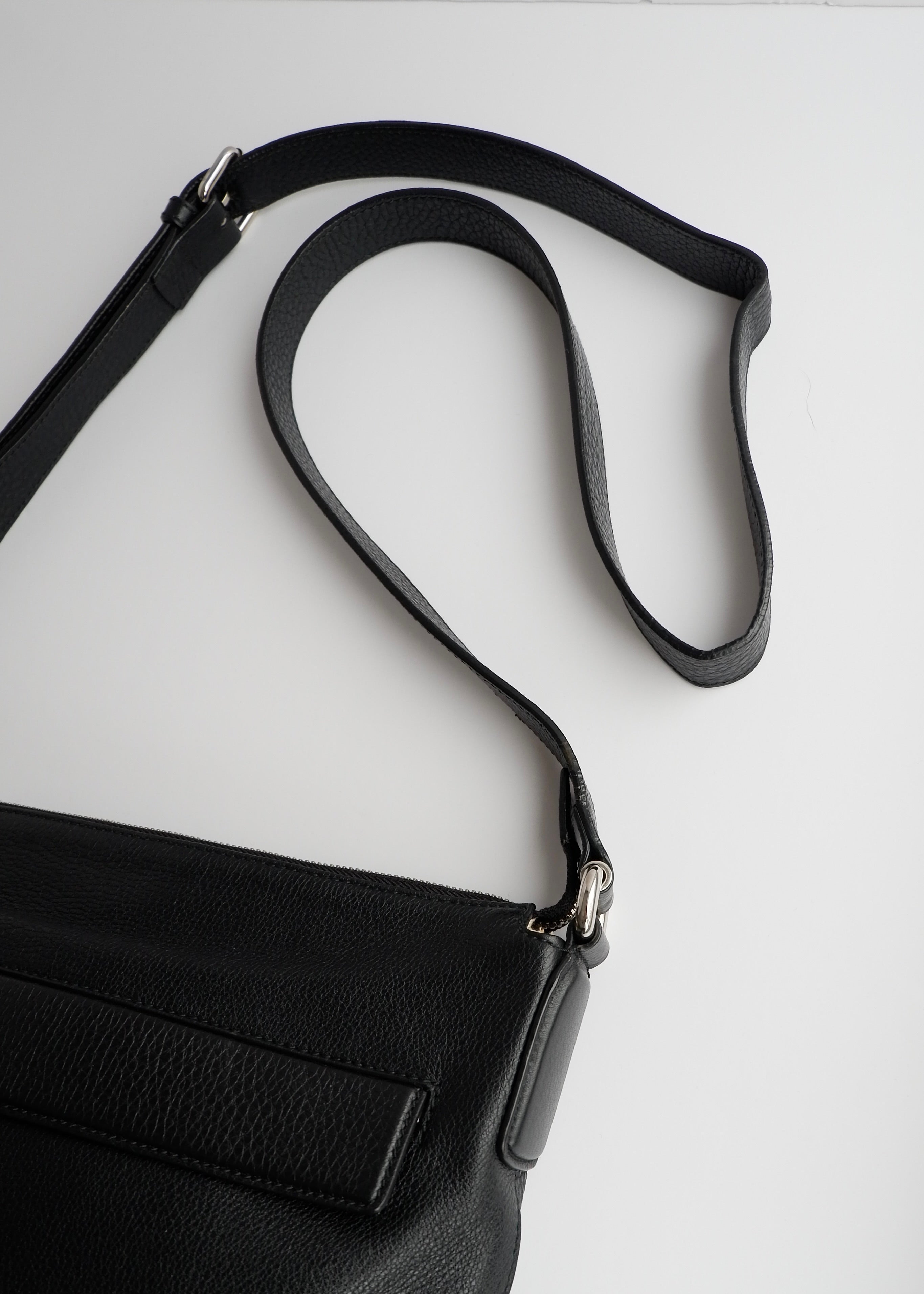 Authentic Preowned Gucci Black Leather Soho Crossbody