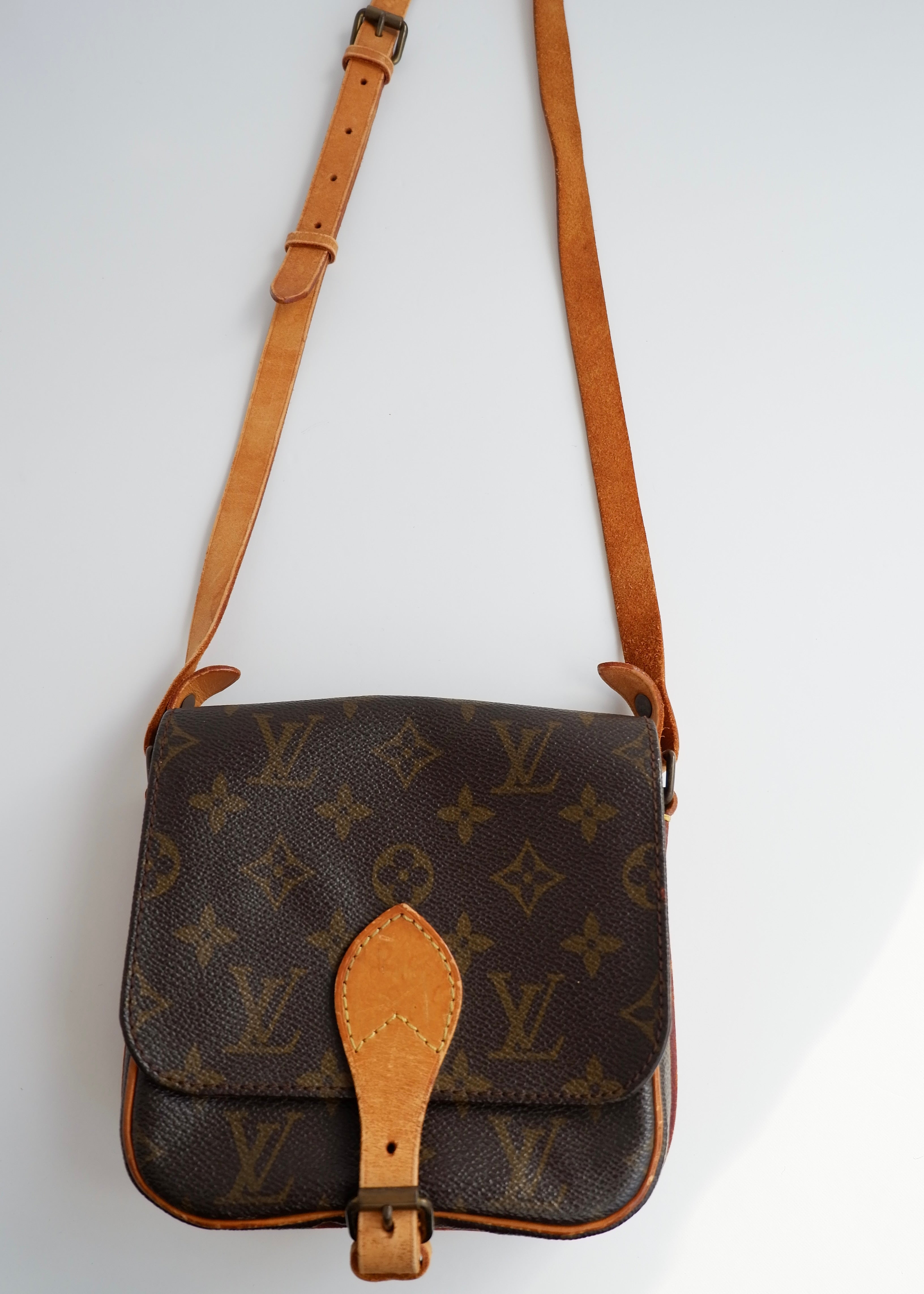 Bandoulière Louis Vuitton Monogram Mini Cartouchière d'occasion authentique
