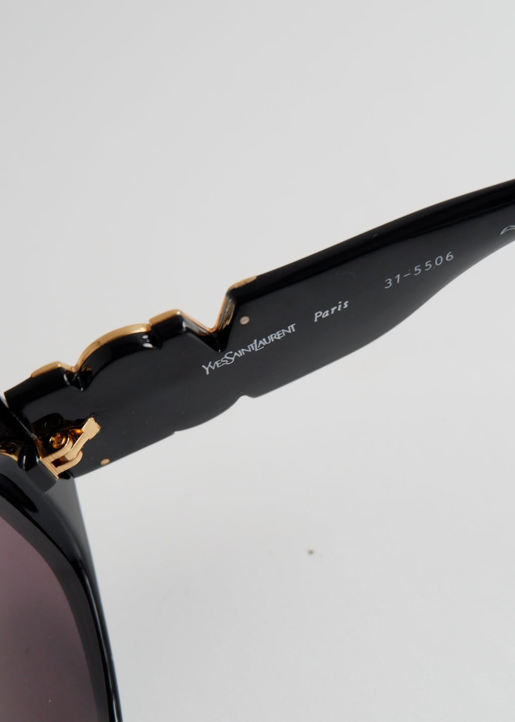 Authentic Preowned Saint Laurent (YSL) Black Square Frame Sunglasses