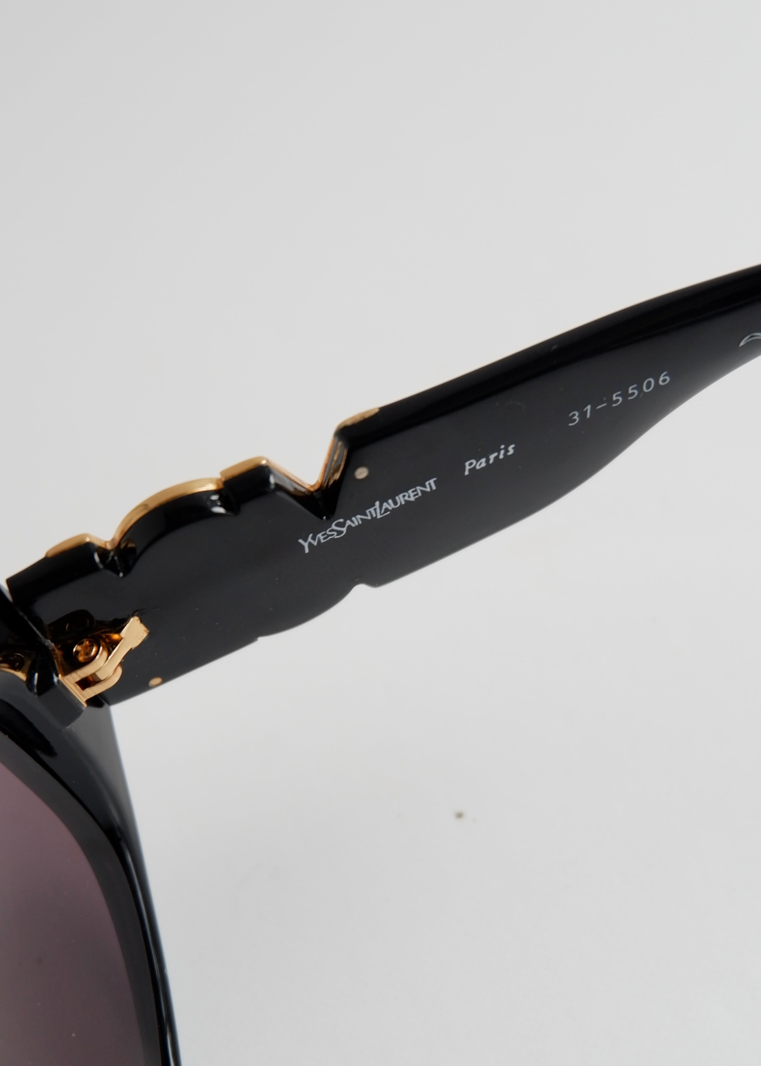 Authentic Preowned Saint Laurent (YSL) Black Square Frame Sunglasses