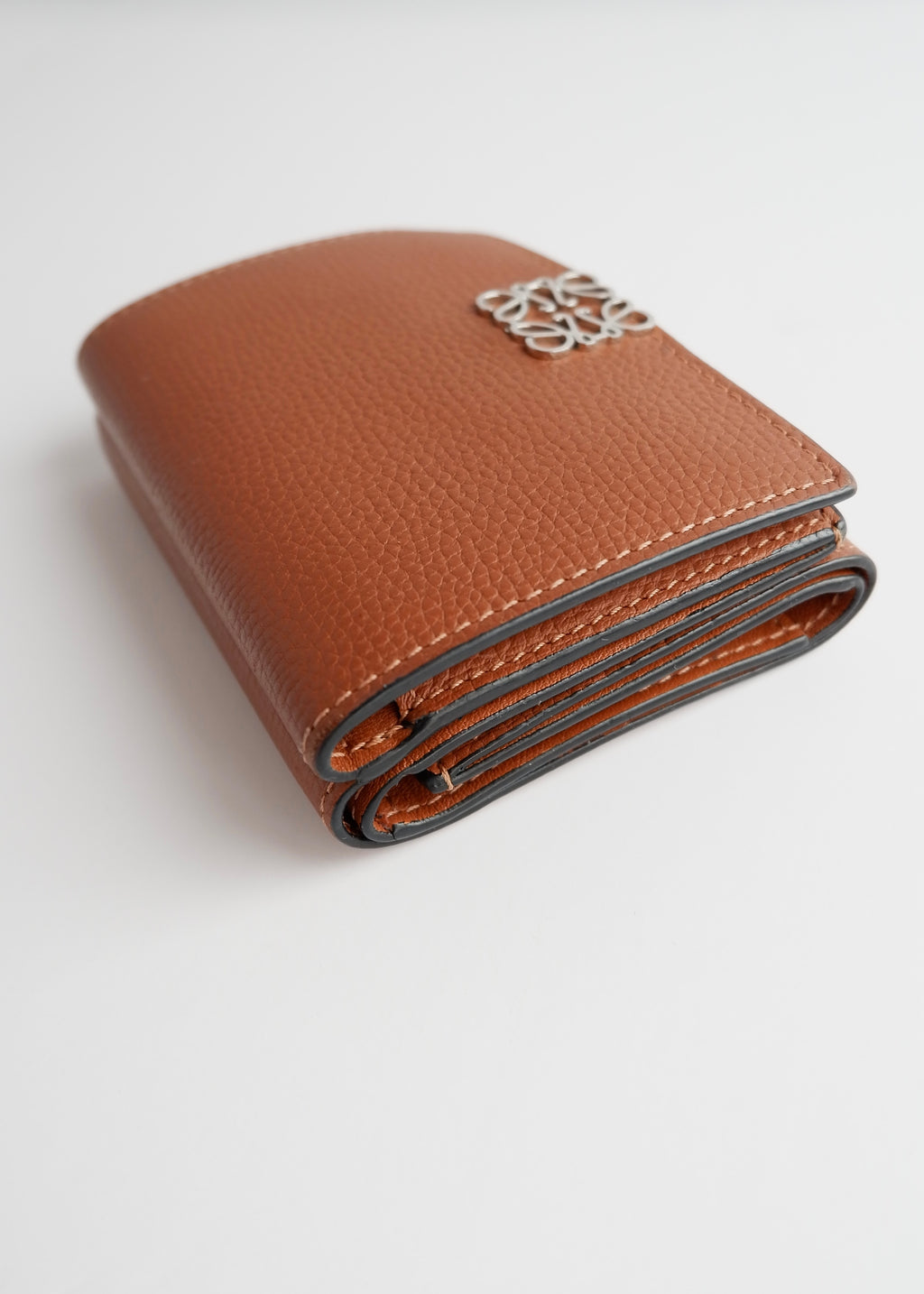 Authentic Preowned Loewe Brown Leather Bi-Fold Wallet