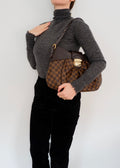 Authentic Preowned Louis Vuitton Damier Ebene Sistina MM Shoulder Bag