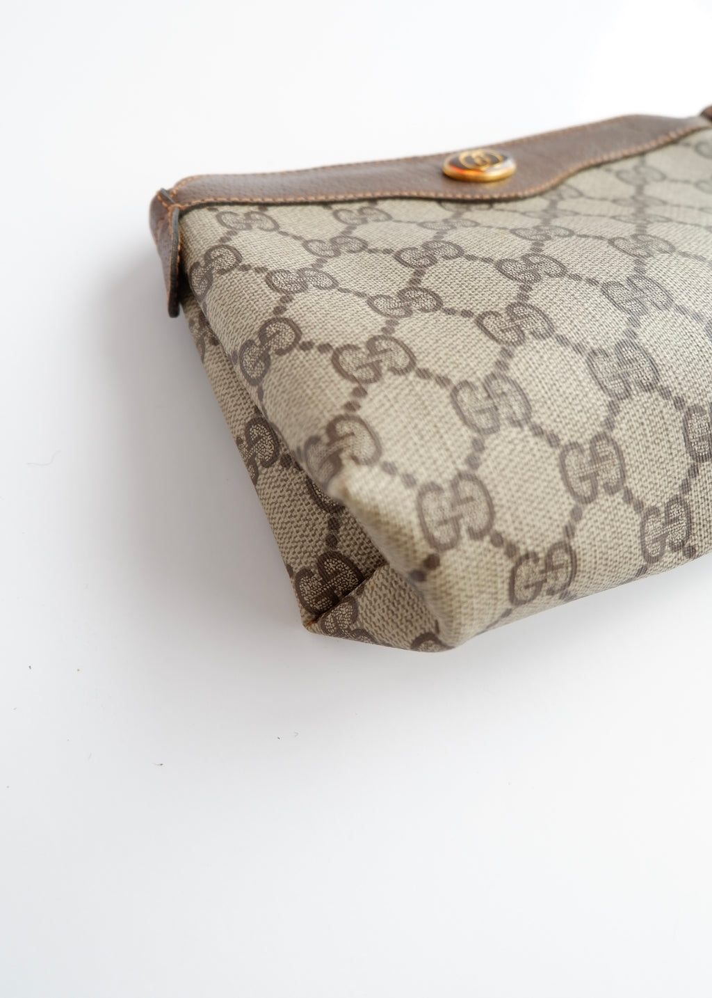 Authentic Preowned Vintage Gucci GG Canvas Pouch