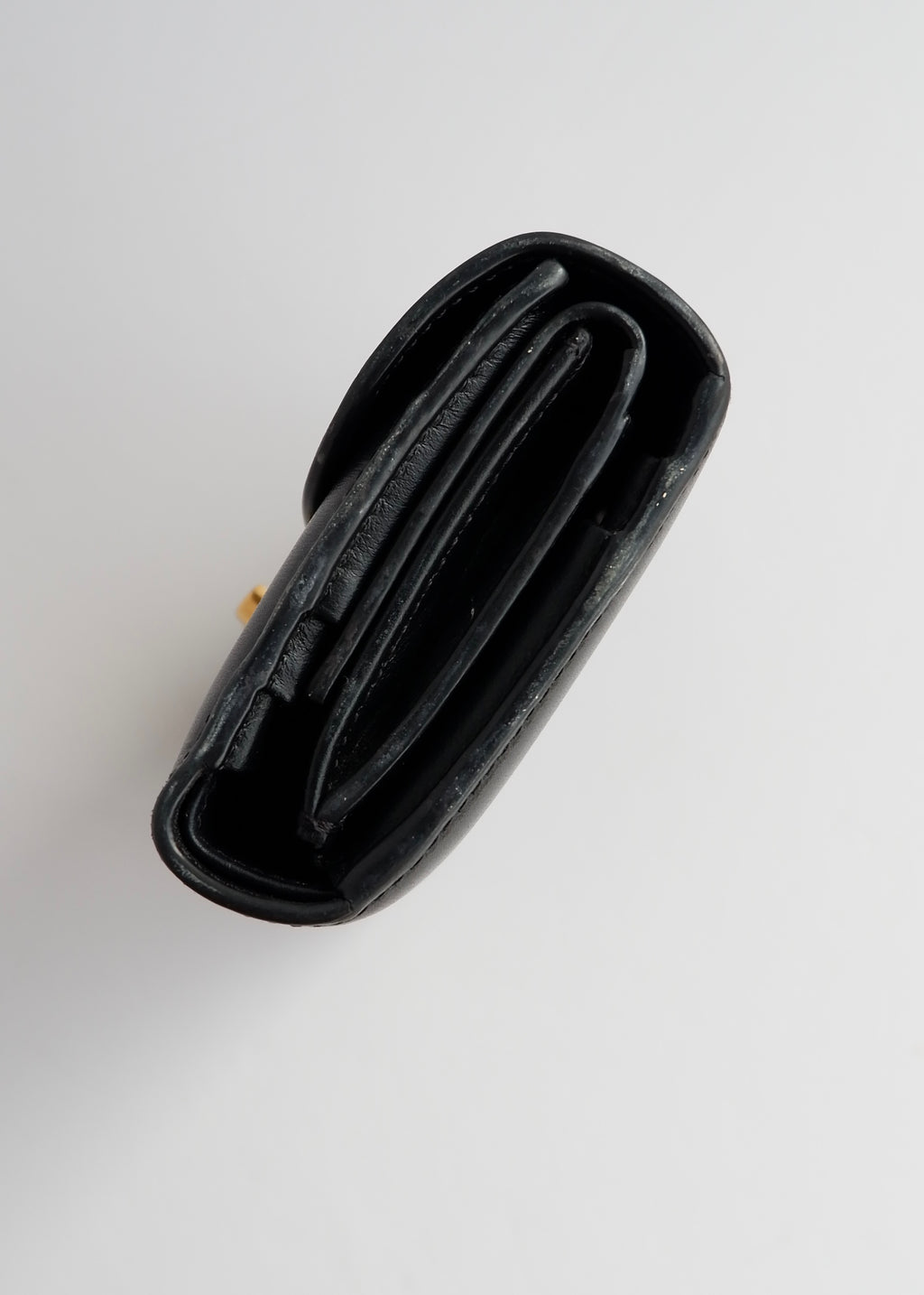 Portefeuille Celine Triomphe noir authentique d'occasion