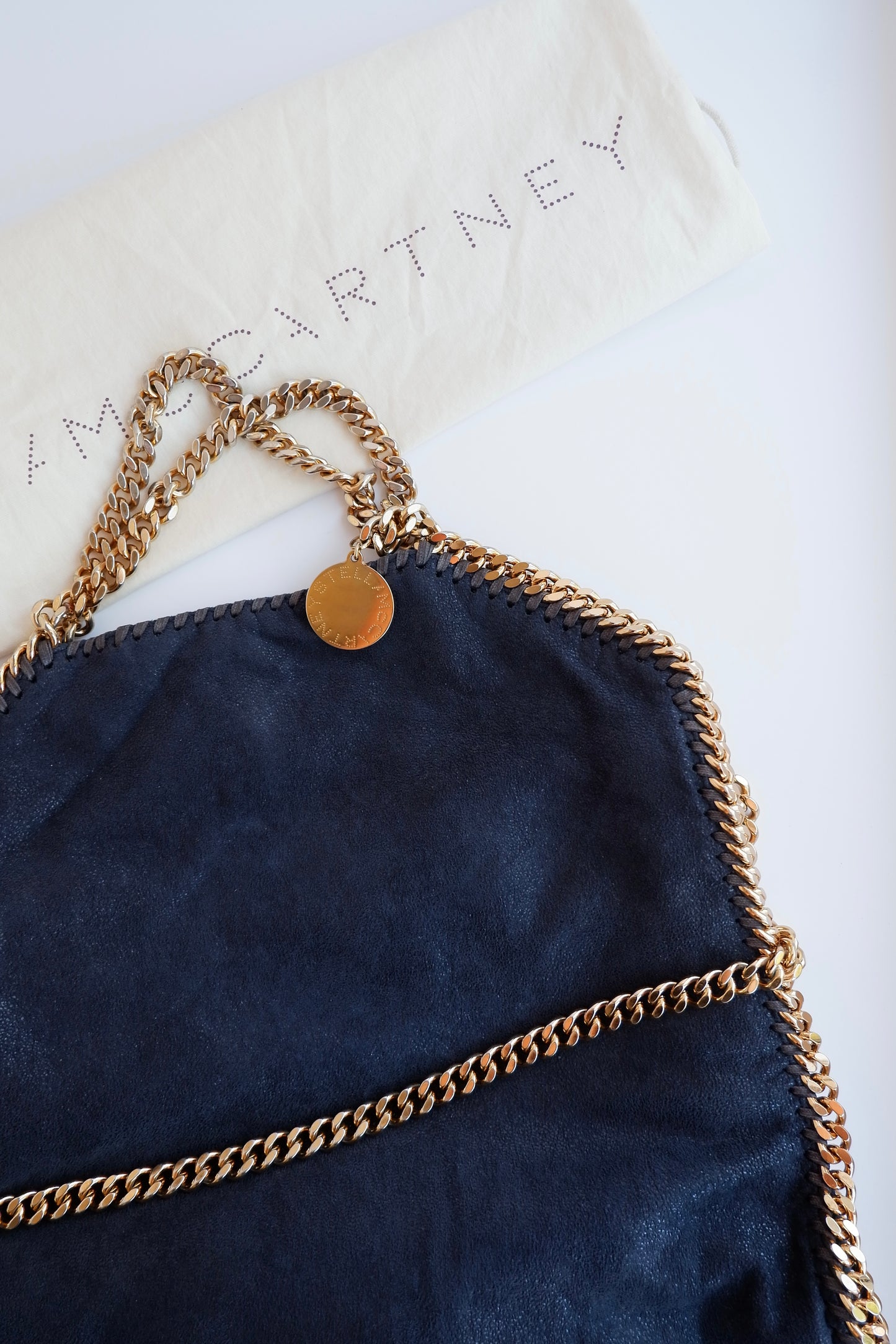 Authentic Preowned Stella McCartney Navy Fallabela Two Way Shoulder Bag