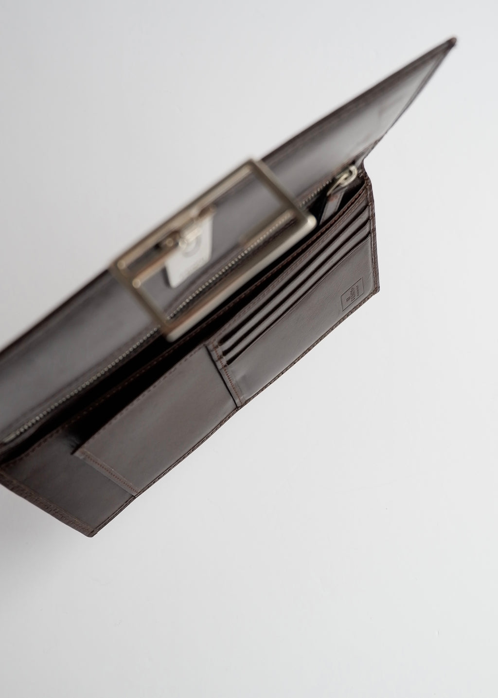 Authentic Preowned Vintage Fendi Zucca Long Wallet