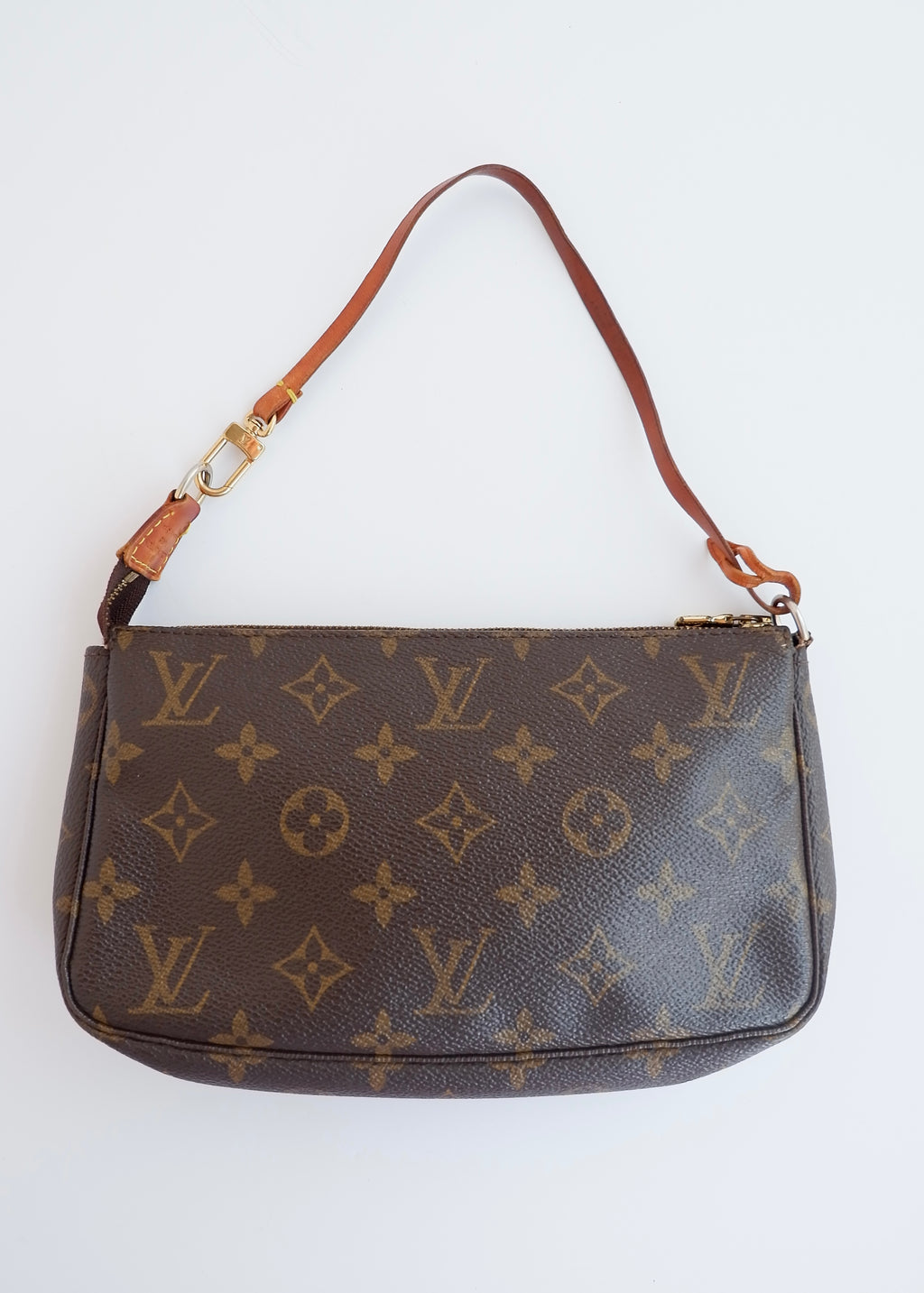 Authentique sac Louis Vuitton Pochette Accessoires monogrammé d'occasion (avec bandoulière)