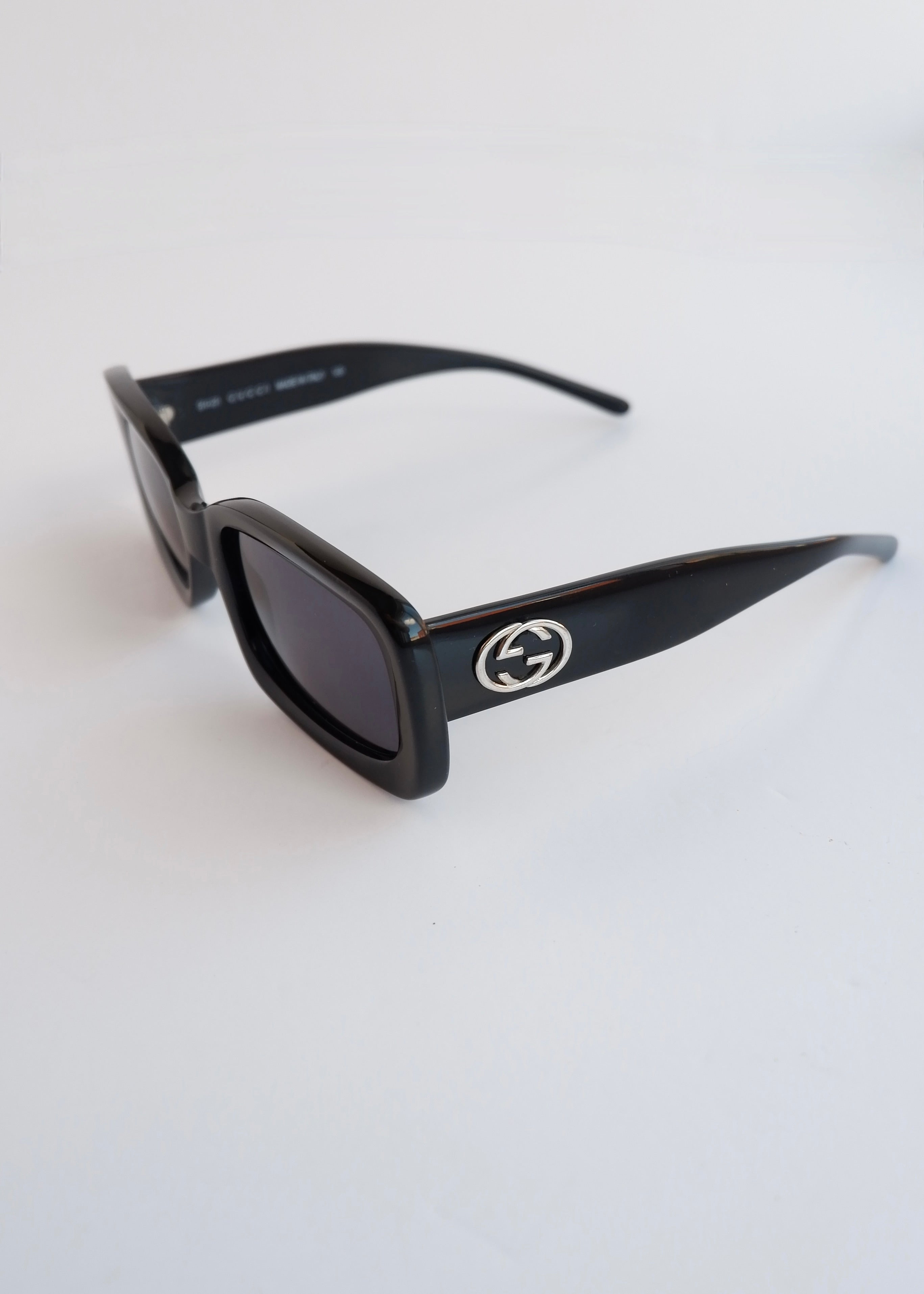 Authentic Preowned Gucci Black GG Logo Square Frame Sunglasses