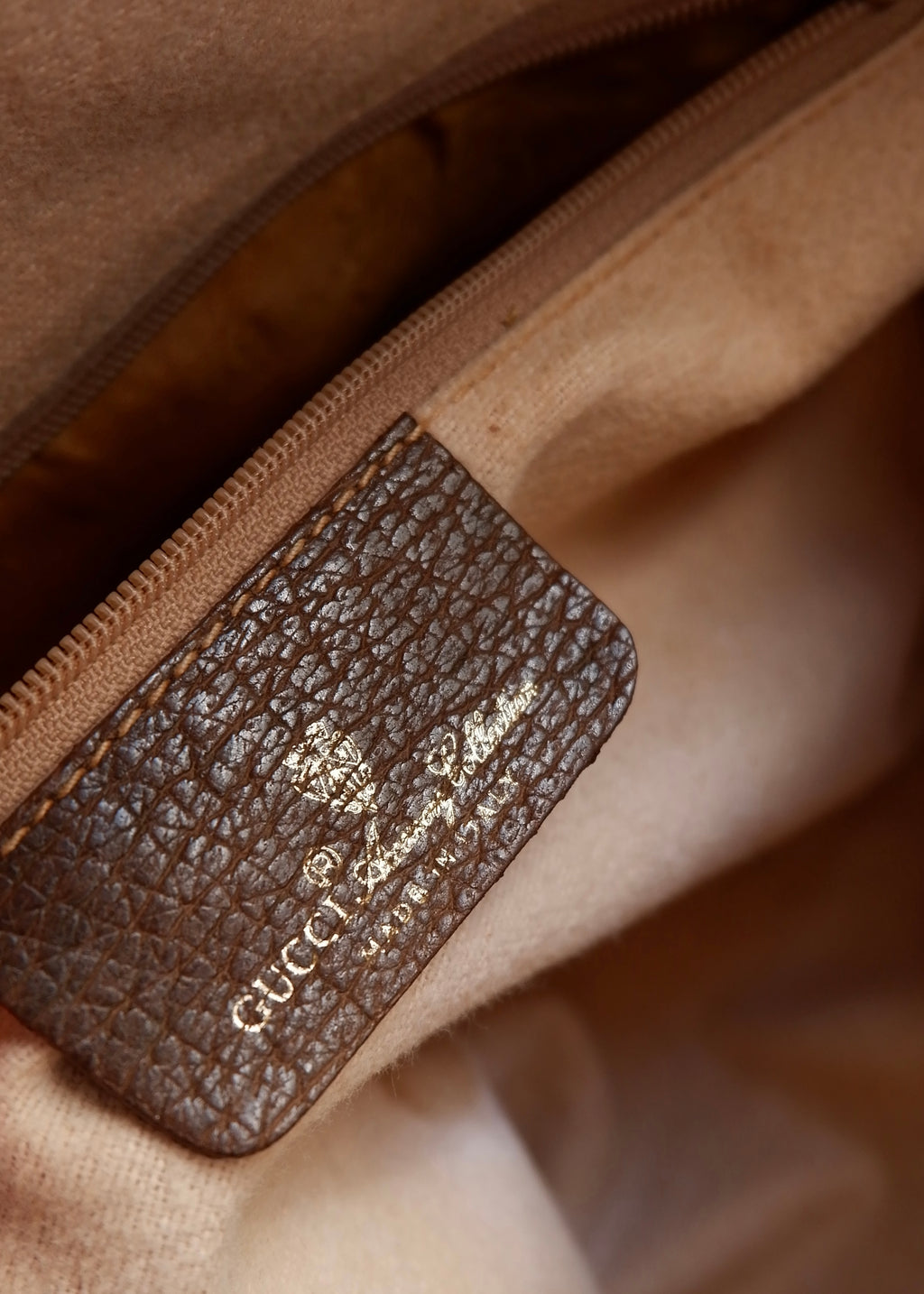 Authentic Preowned Vintage Gucci Brown GG Coated Canvas Crossbody Bag
