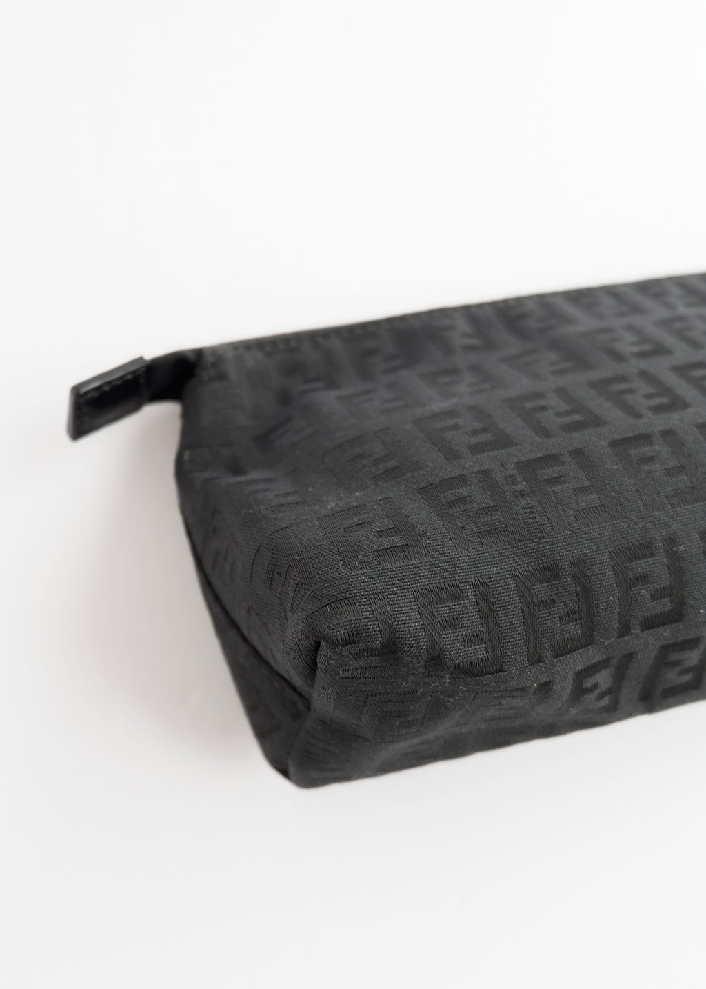 Authentic Preowned Fendi Black Canvas Zucchino Pouch