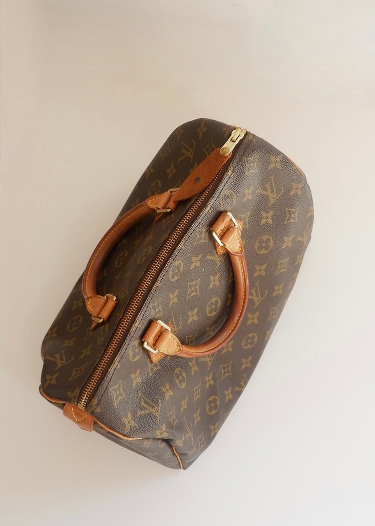 Preowned Louis Vuitton Monogram Speedy 30 Handbag