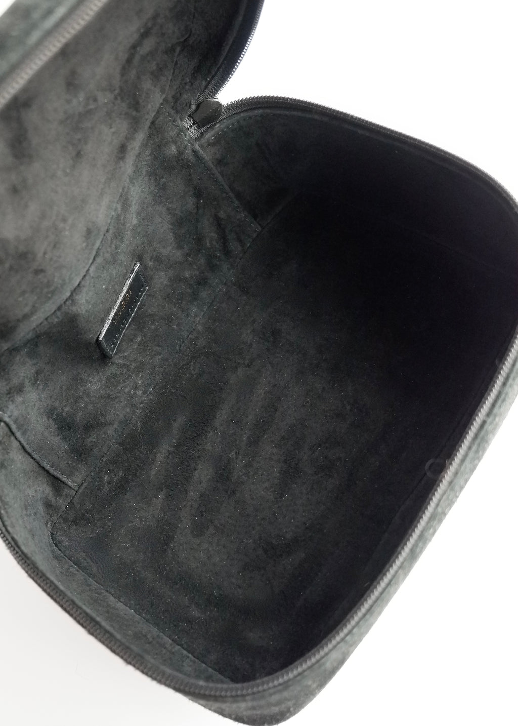Authentic Preowned Vintage Gucci Black Suede Vanity Bag