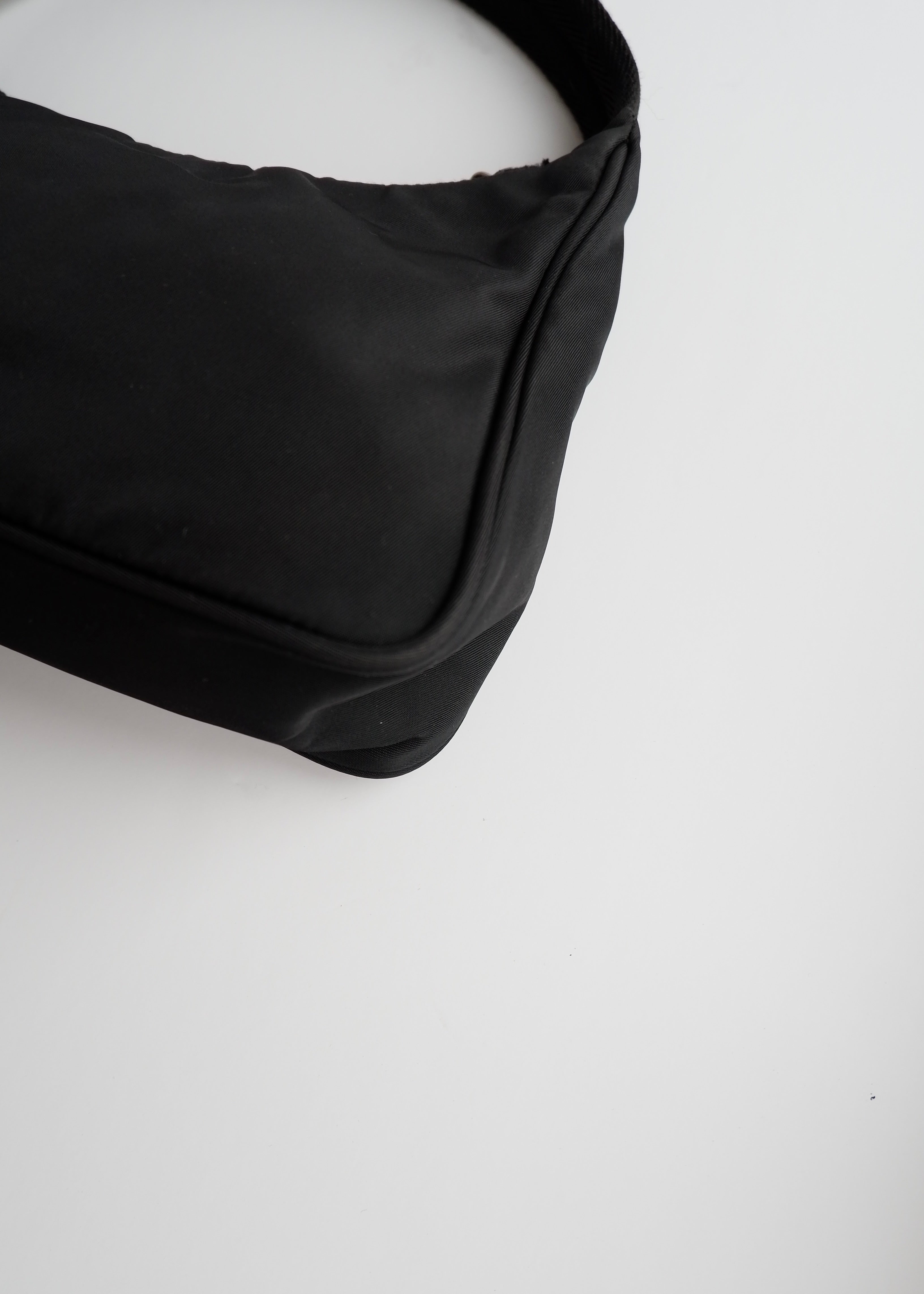 Authentic Preowned Prada Black Nylon Shoulder Bag