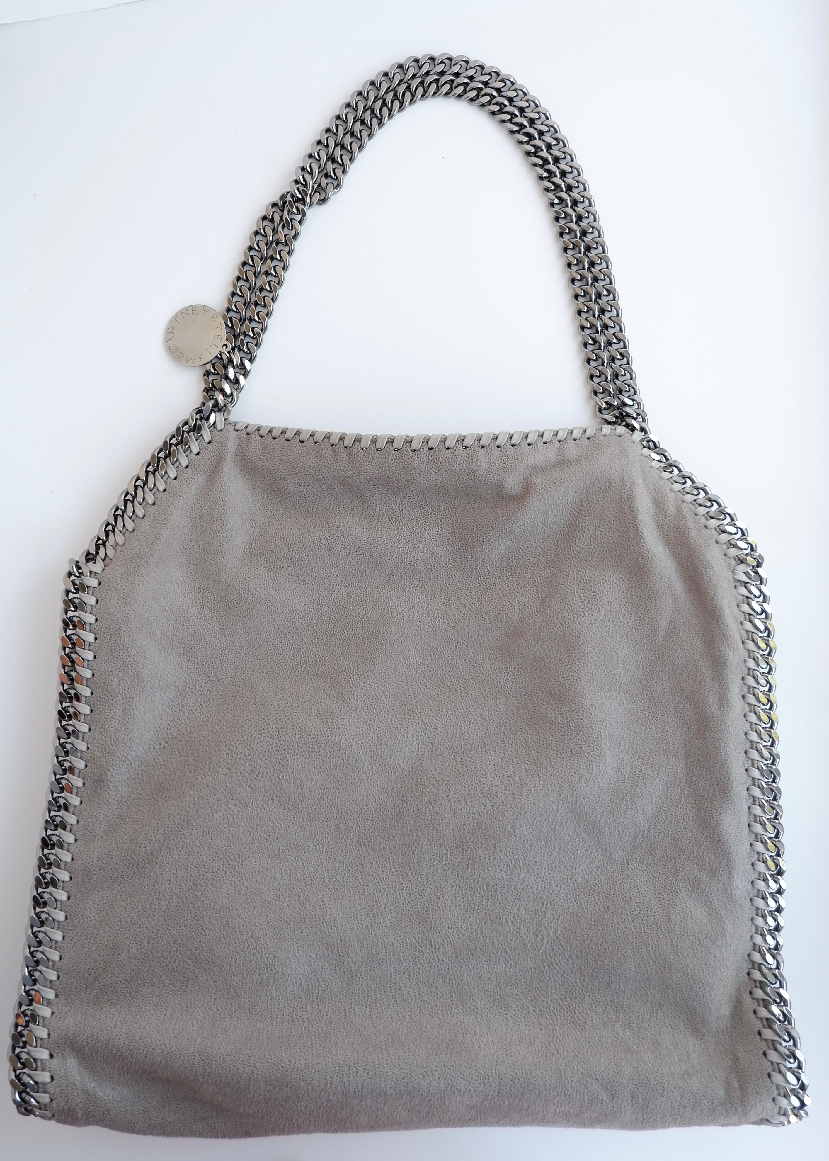 Sac à bandoulière Stella McCartney Falabella gris d'occasion authentique