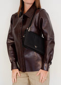 Authentic Preowned Prada Black Nylon Hobo Shoulder Bag