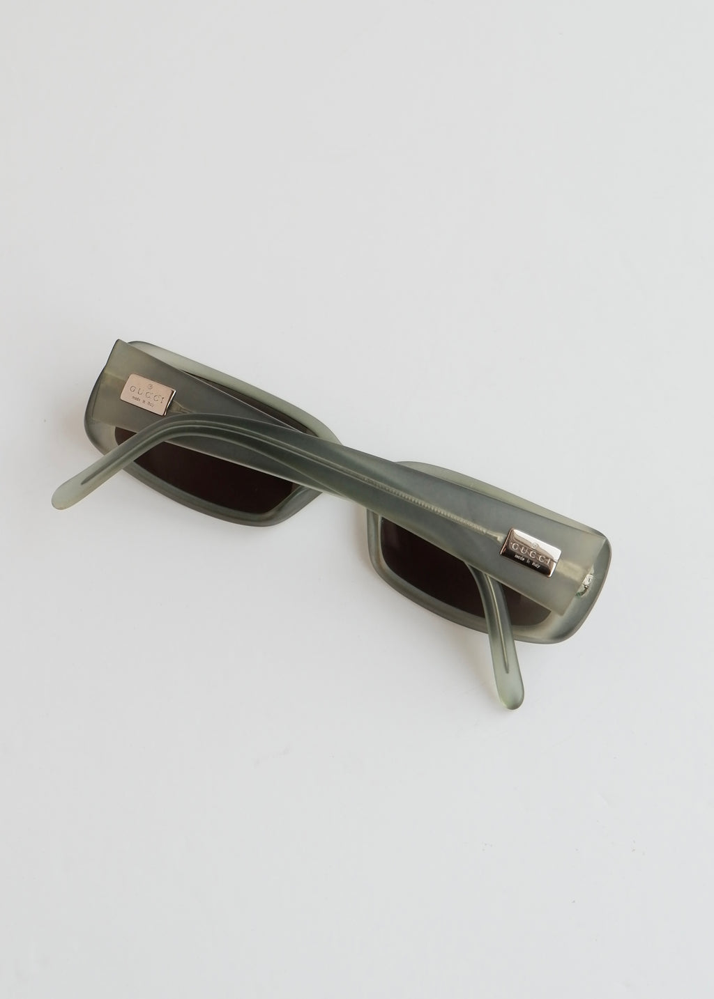 Authentic Preowned Gucci Grey Acetate Square Frame Sunglasses