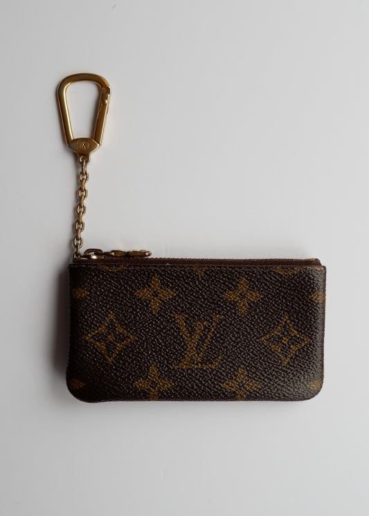 Authentic Preowned Louis Vuitton Monogram Key Pouch / Pochette Cles