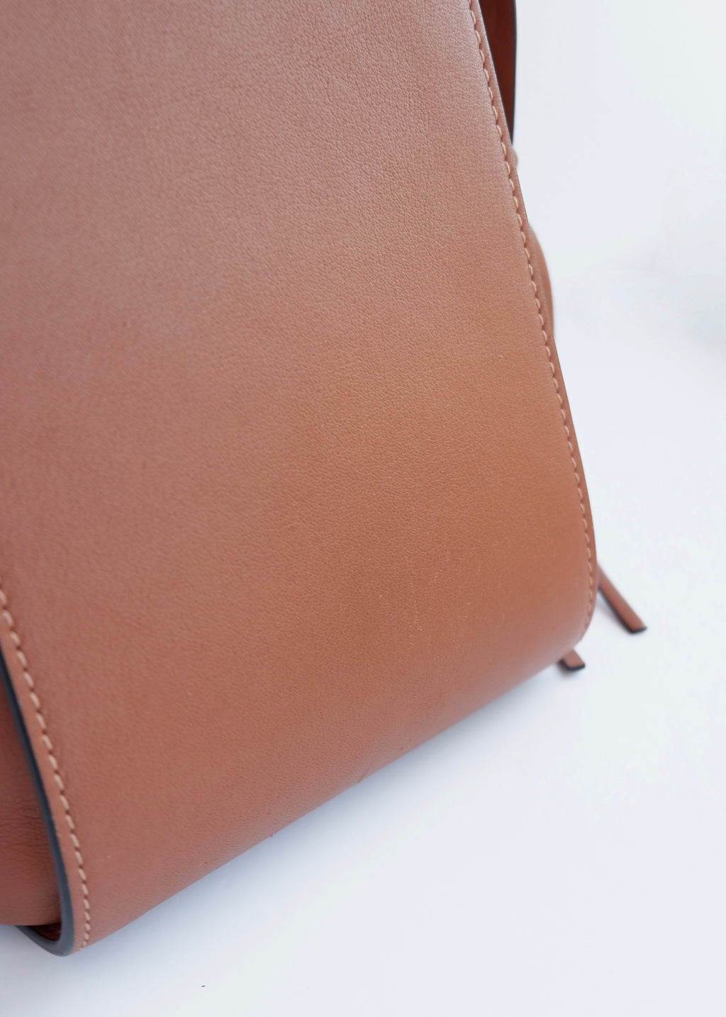 Preowned Loewe Brown Leather Hammock Bag