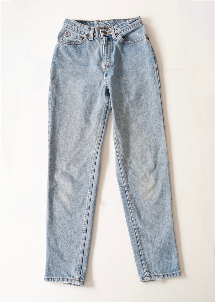 Levis Vintage 512 Medium Light Wash Slim Fit Jeans - 25